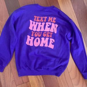 purple etsy crewneck